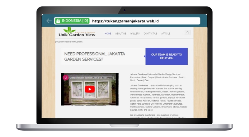 Jasa Tukang Taman Jakarta - Garden Center