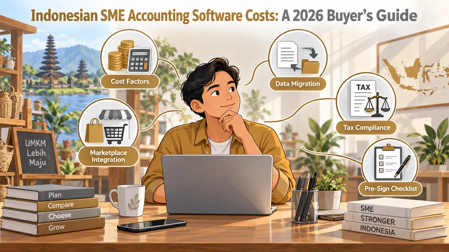 Infographic: Indonesian SME Accounting Software Costs: A 2026 Buyer’s Guide