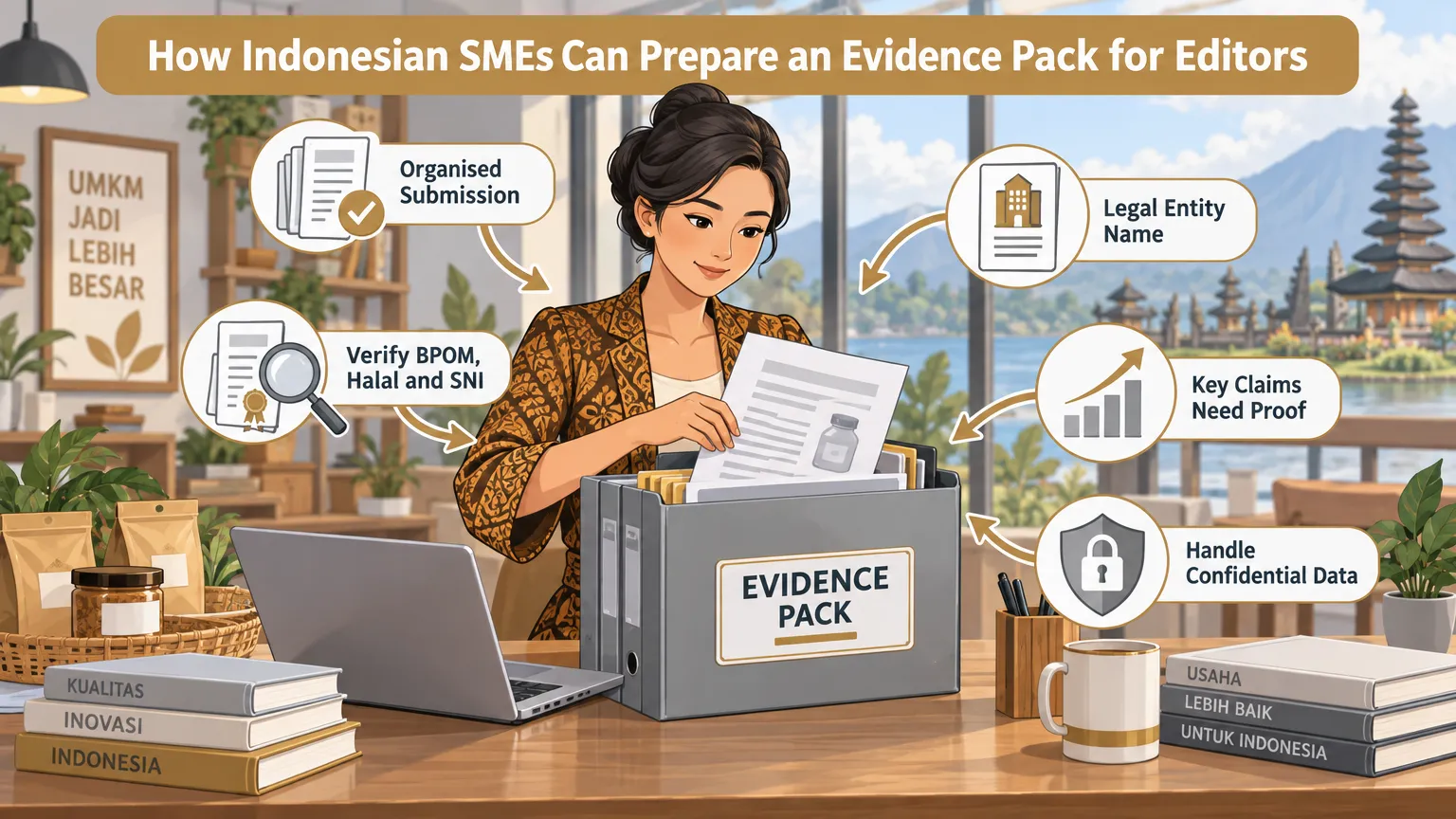 Infographic: How Indonesian SMEs Can Prepare an Evidence Pack for Editors